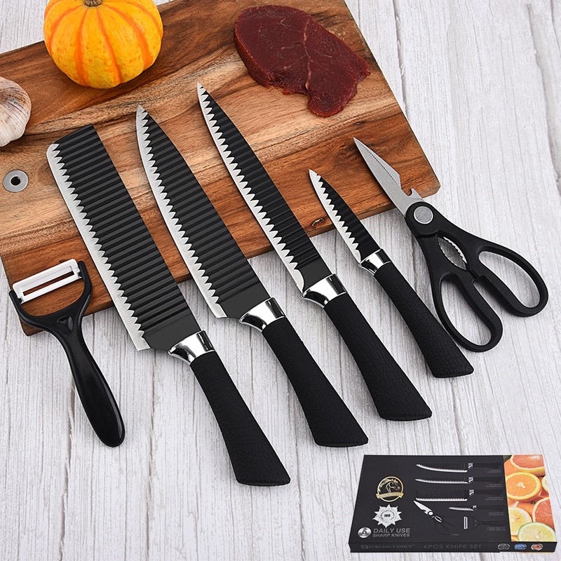 6 Pcs Knife Set