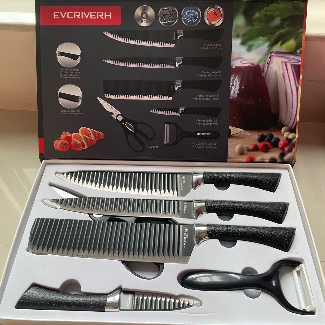 6 Pcs Knife Set